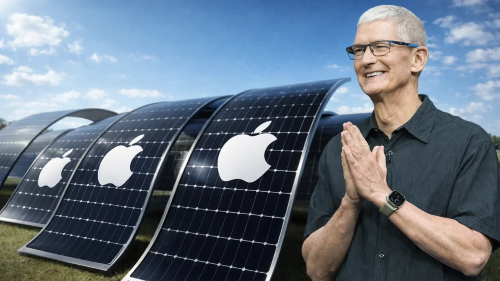 Apple Launched Flexible Solar Panel System