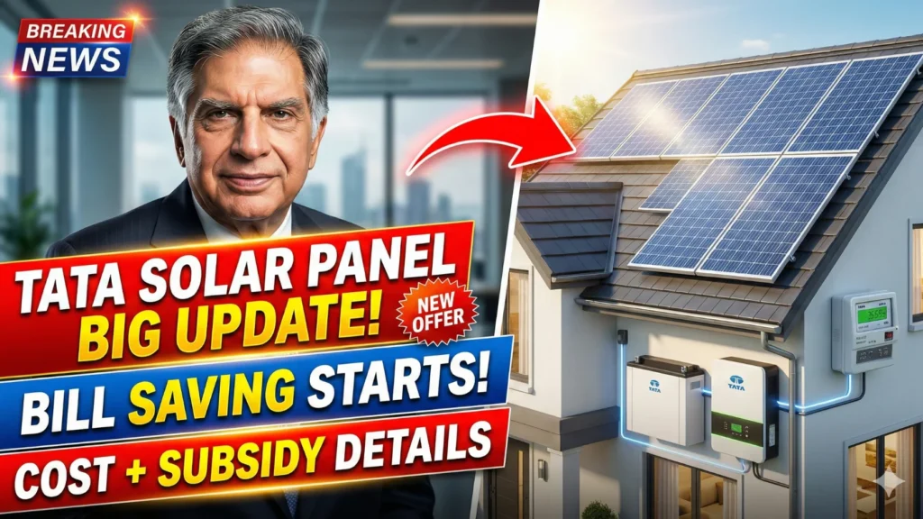 Tata Solar Panel Setup
